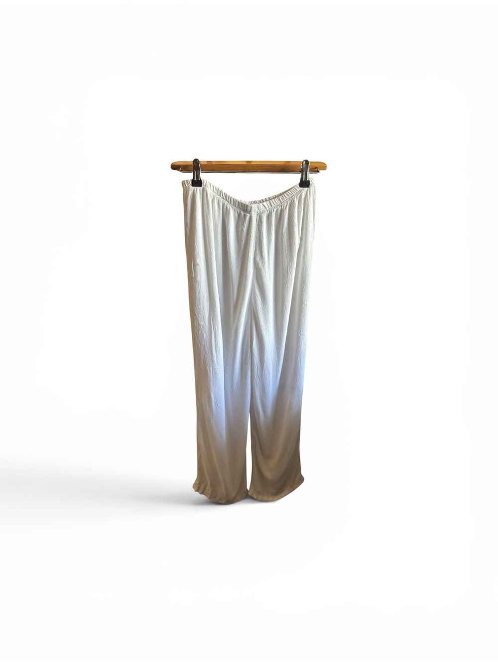 Carole Little Women’s Size 6 White Beach Boho Loungewear Resortwear Summer Pants